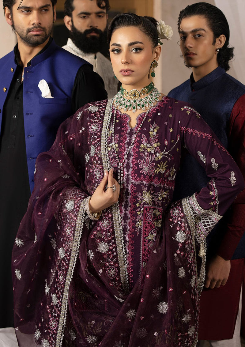 Mahrukh by Mahnur Luxury Lawn'24 ESME-4A – Mohsin Saeed Fabrics