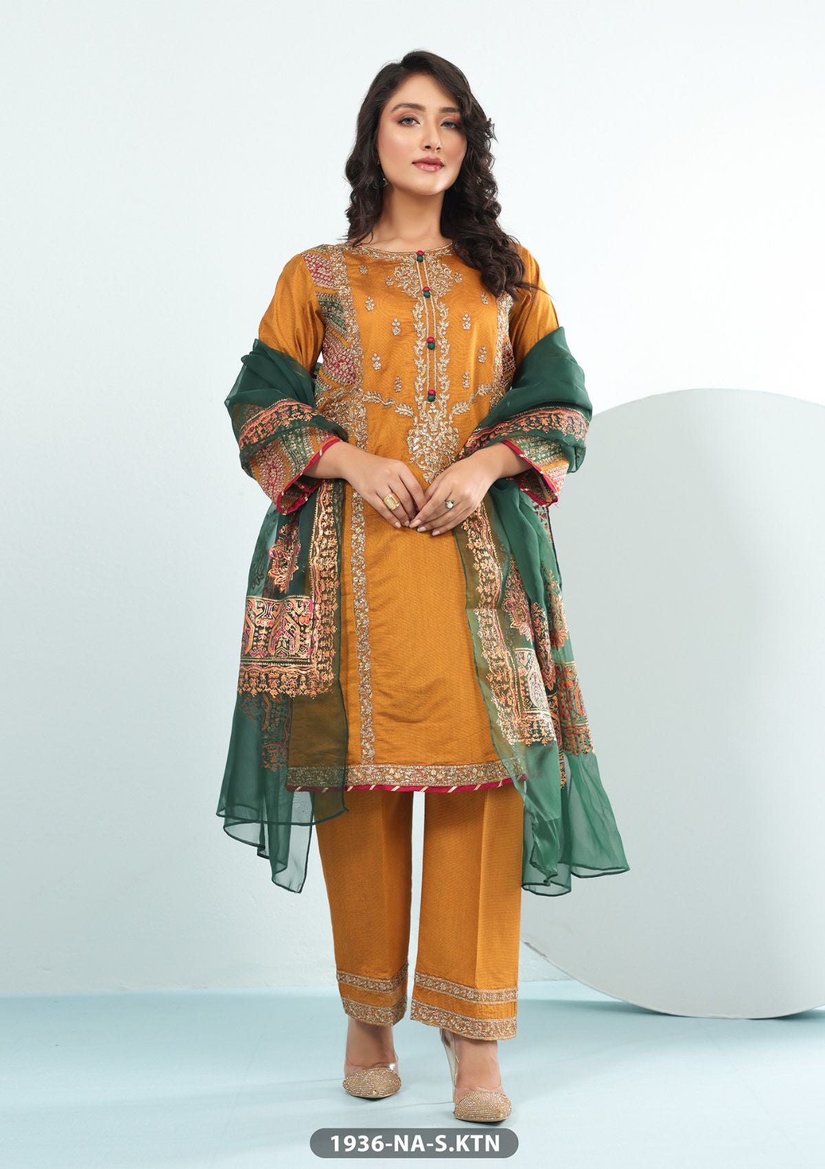 ShaPosh Casual Pret (1936-NA-S.KTN ) - Mohsin Saeed Fabrics