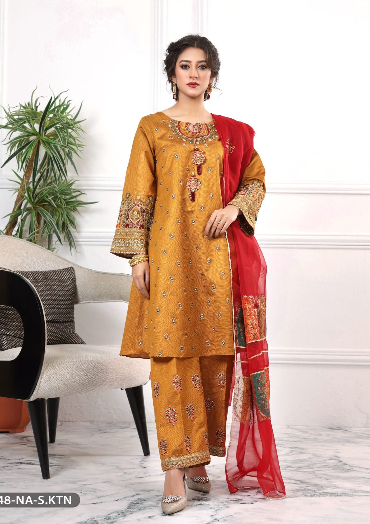 ShaPosh Casual Pret ( 1948-NA-S.KTN) - Mohsin Saeed Fabrics