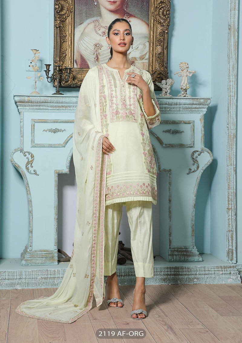 ShaPosh Casual Pret (2119-AF-ORG) - Mohsin Saeed Fabrics