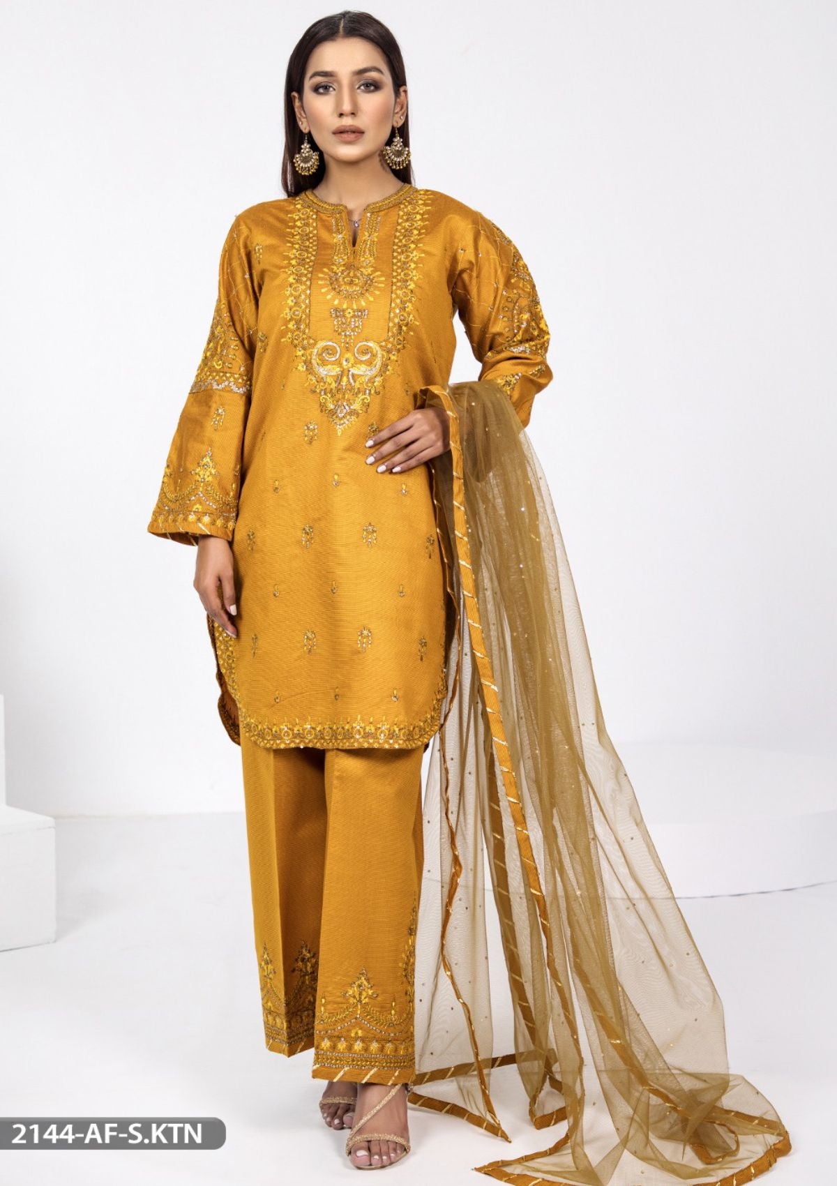 ShaPosh Casual Pret (2144-AF-S.KTN) - Mohsin Saeed Fabrics
