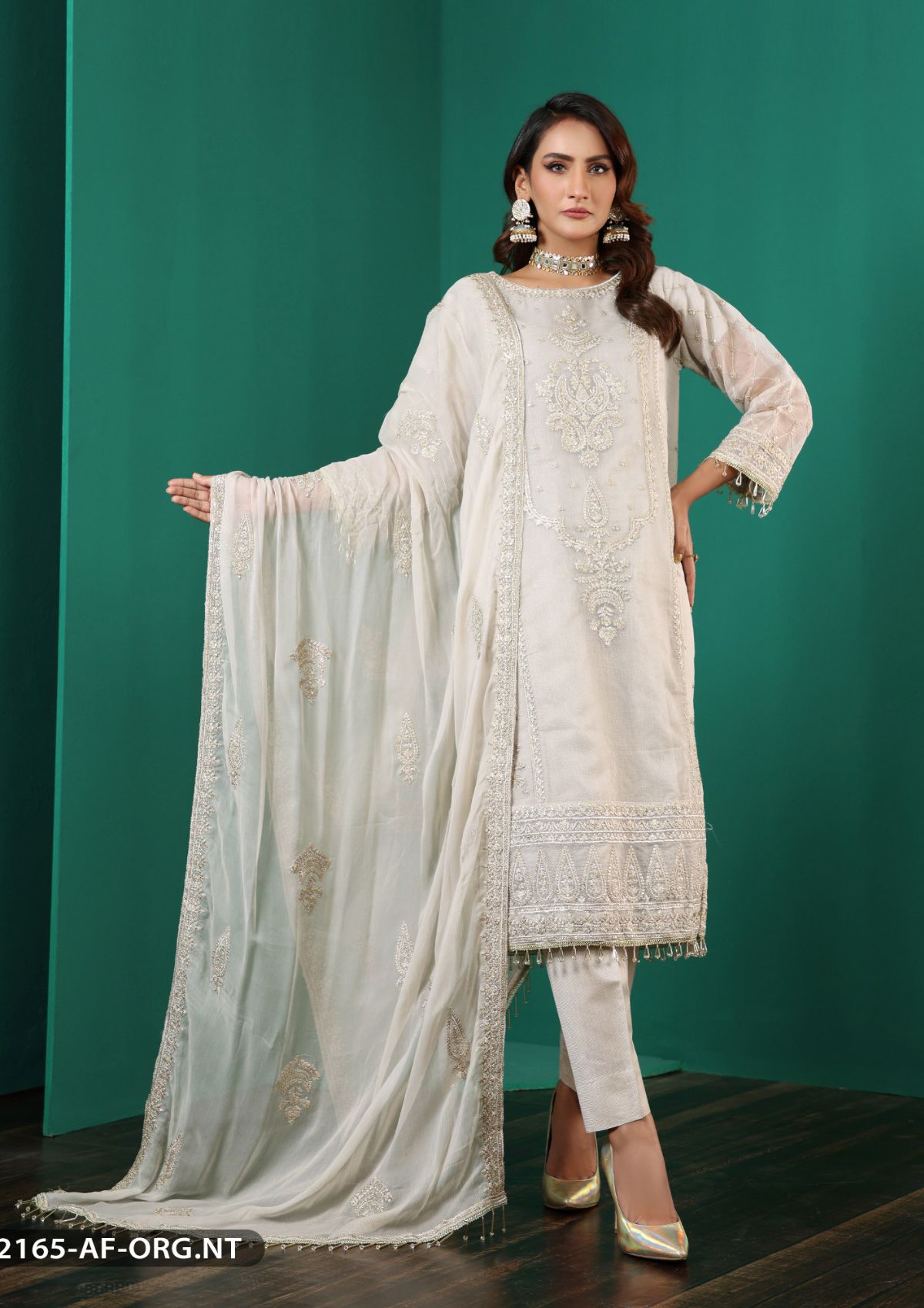 ShaPosh Casual Pret (2165-AF-ORZ) - Mohsin Saeed Fabrics