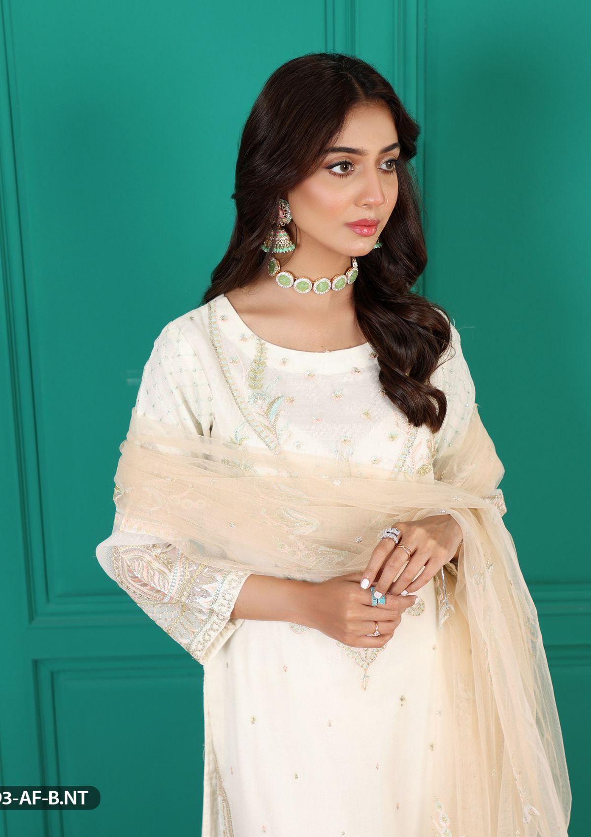 ShaPosh Casual Pret (2193-AF-B.NET) - Mohsin Saeed Fabrics
