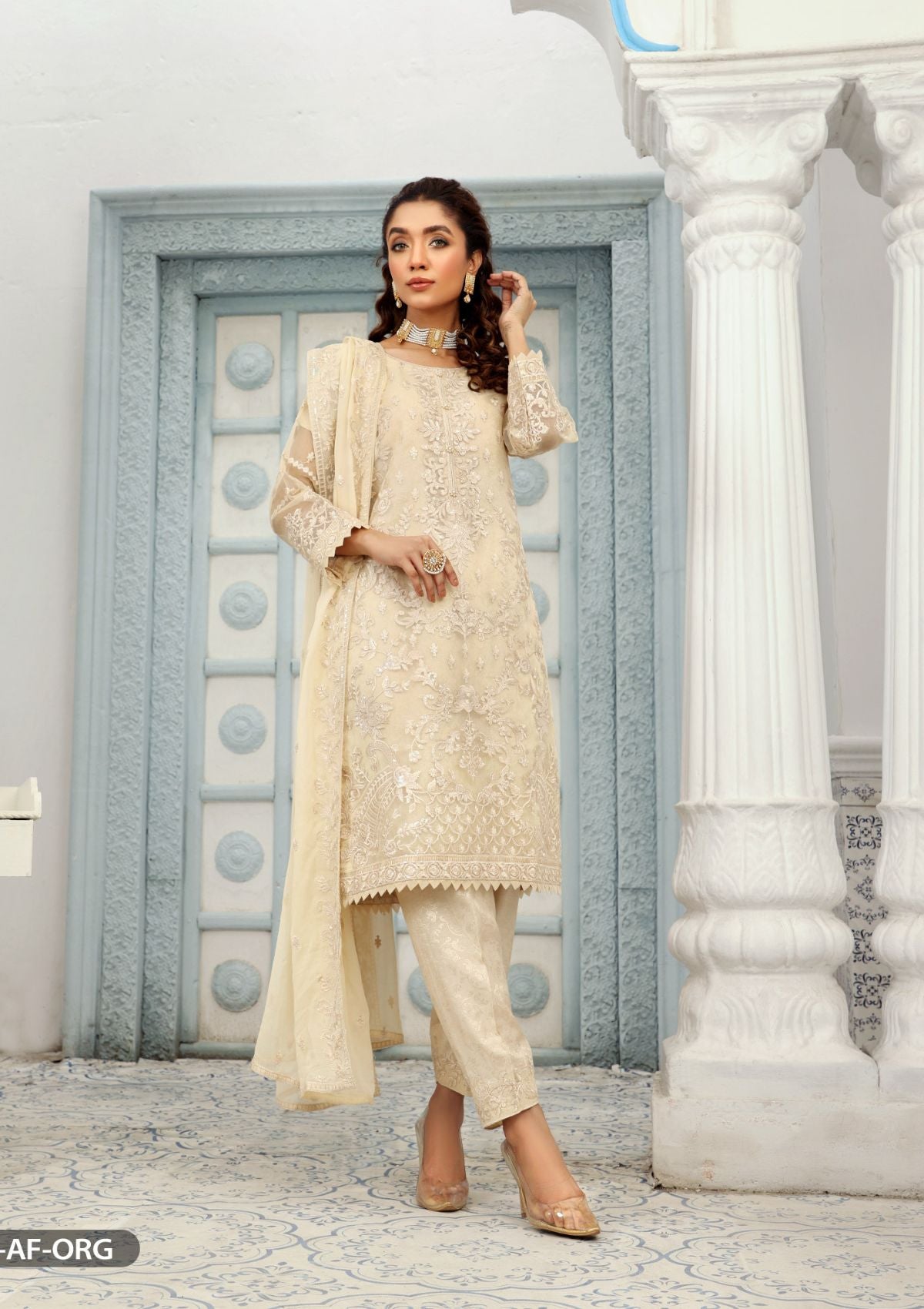 ShaPosh Casual Pret (2186-AF-ORZ) - Mohsin Saeed Fabrics