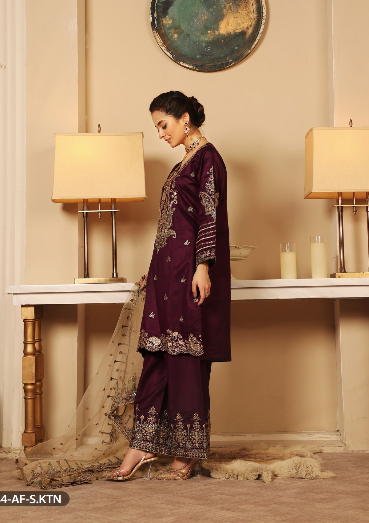 ShaPosh Casual Pret (2184-AF-S.KTN) - Mohsin Saeed Fabrics