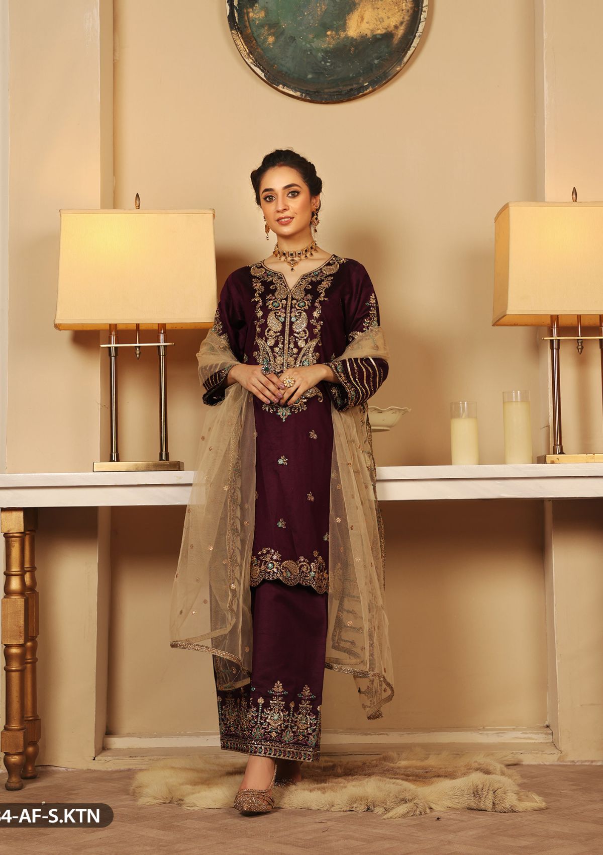 ShaPosh Casual Pret (2184-AF-S.KTN) - Mohsin Saeed Fabrics
