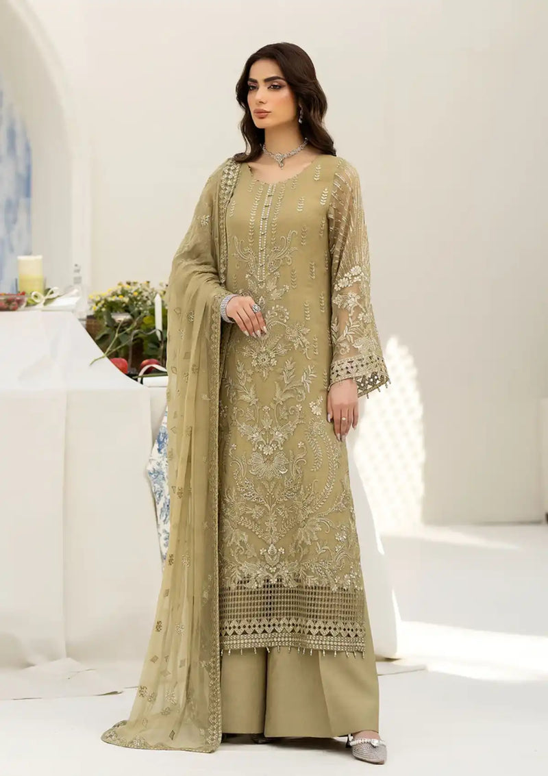 Lavish Aaraish Luxury Festive'24 D-01 Olive