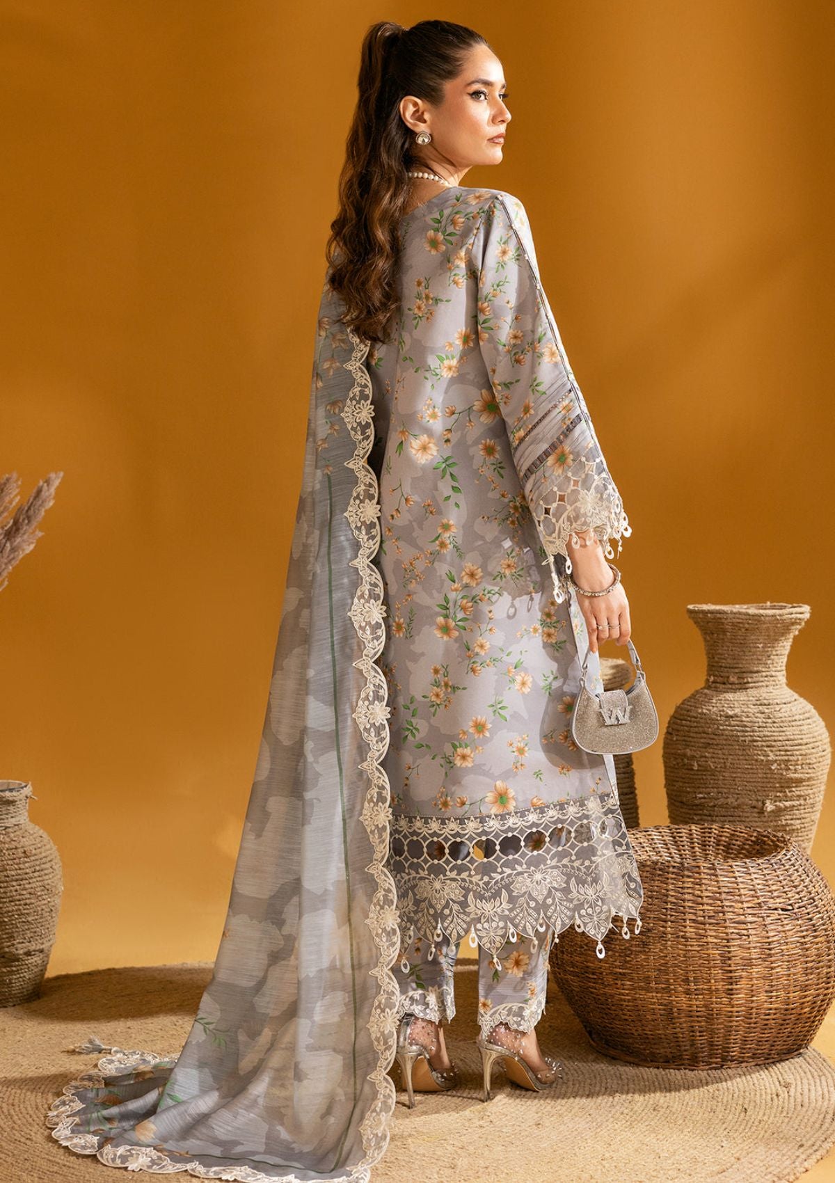 Maahi Print Emb Lawn by Alizeh'24 D-10 LINA - Mohsin Saeed Fabrics