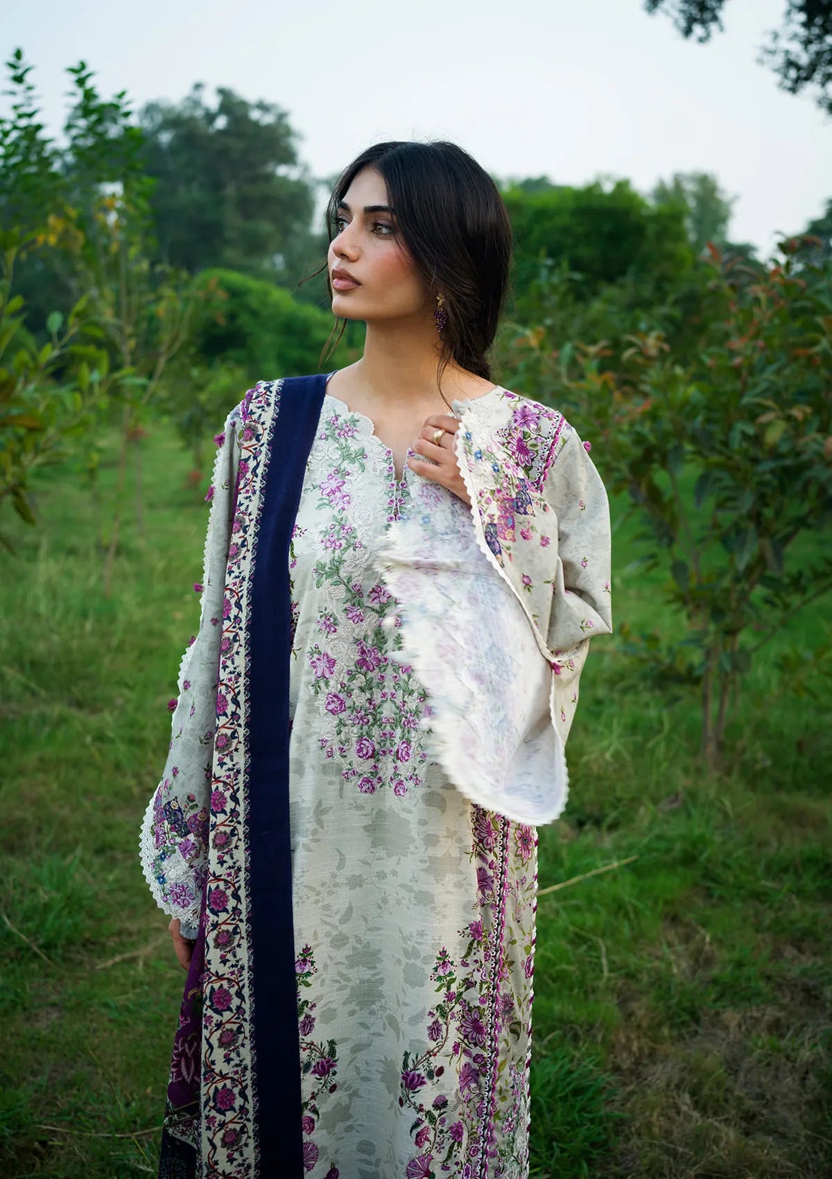 Elaf Wilderness Pashmina Shawl Edit'26 EWR-1B ROAM