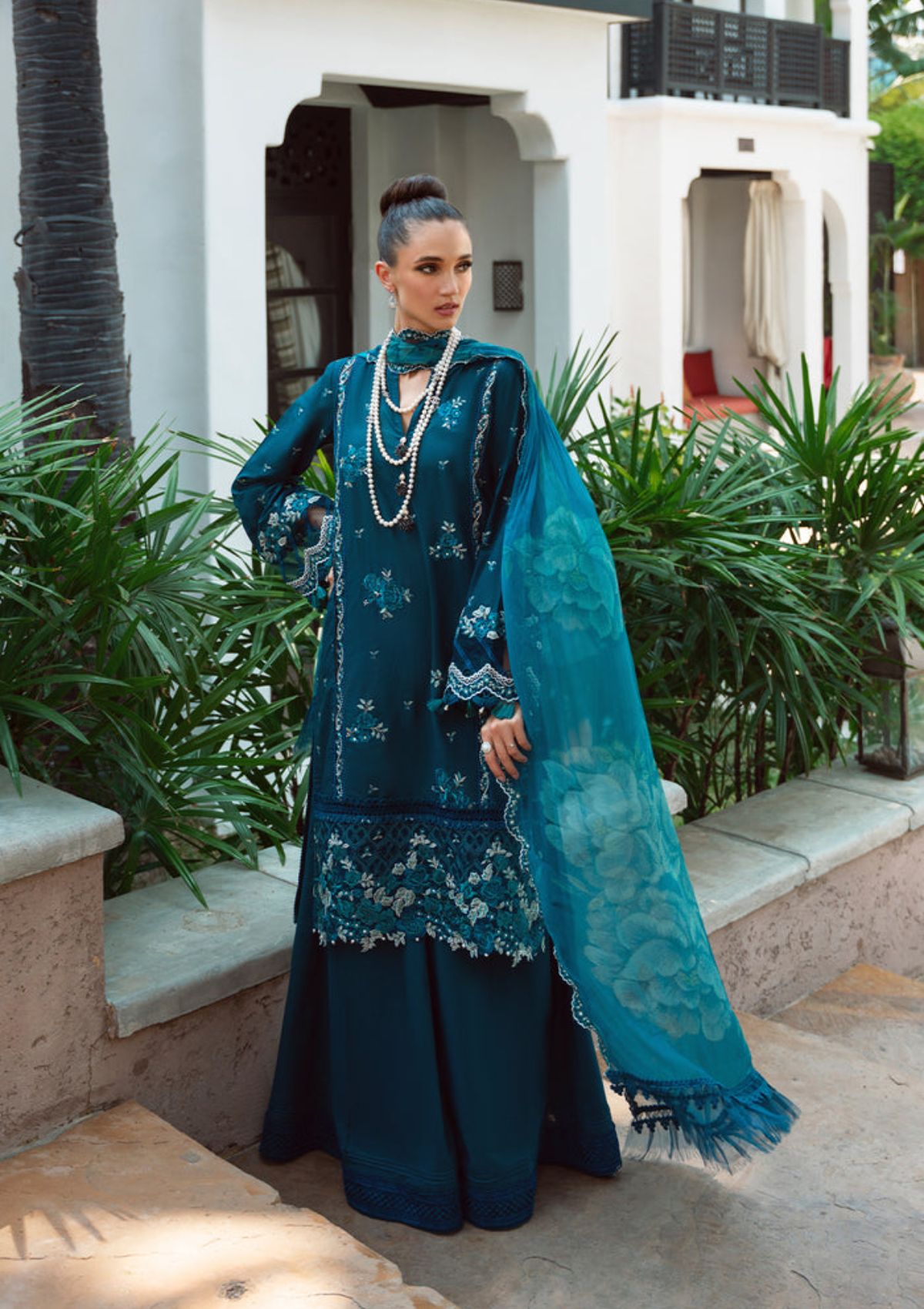Saira Rizwan Lawn Vol-02'24 SR-04 Sibel - Mohsin Saeed Fabrics
