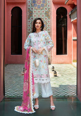Saira Rizwan Lawn Vol-02'24 SR-07 Fanny - Mohsin Saeed Fabrics