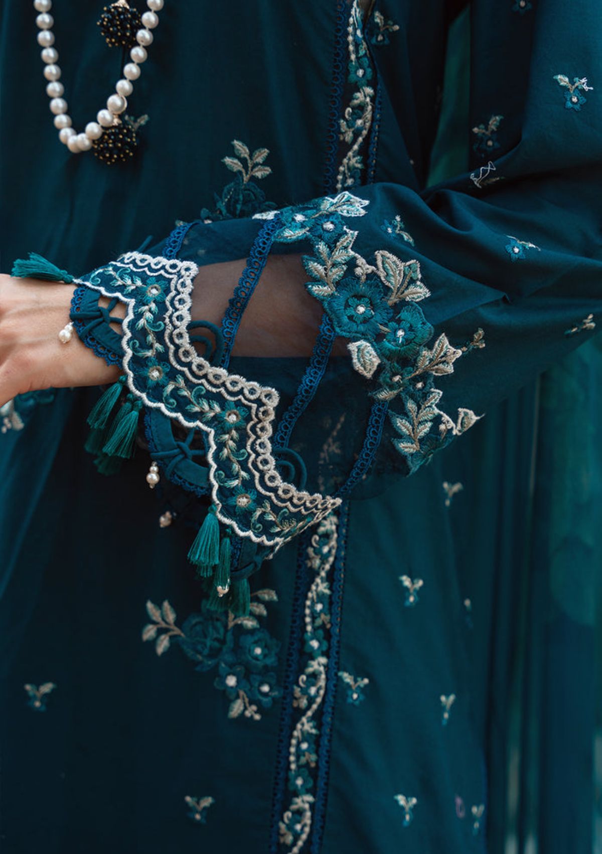 Saira Rizwan Lawn Vol-02'24 SR-04 Sibel - Mohsin Saeed Fabrics