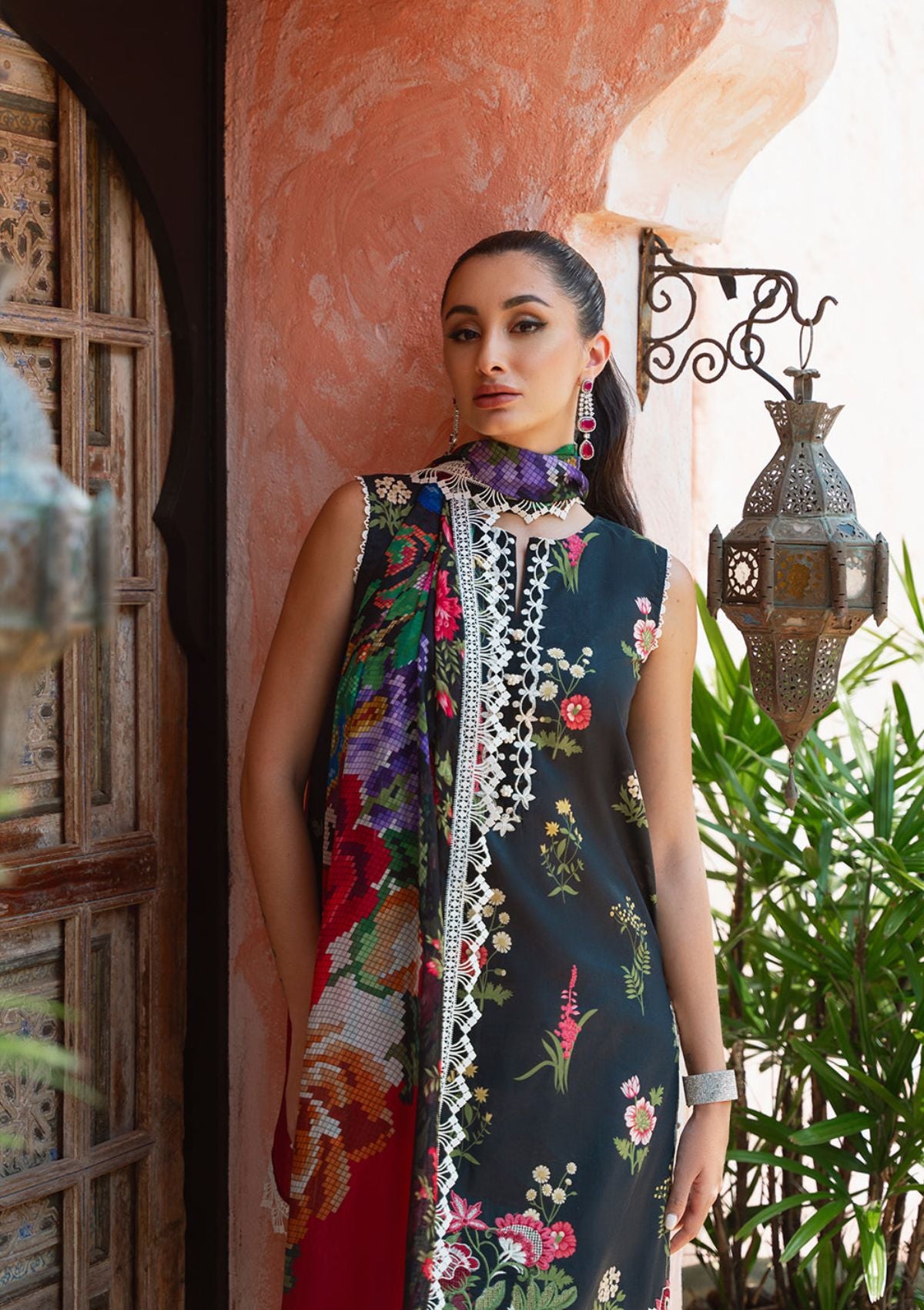 Saira Rizwan Lawn Vol-02'24 SR-08 Cecil - Mohsin Saeed Fabrics