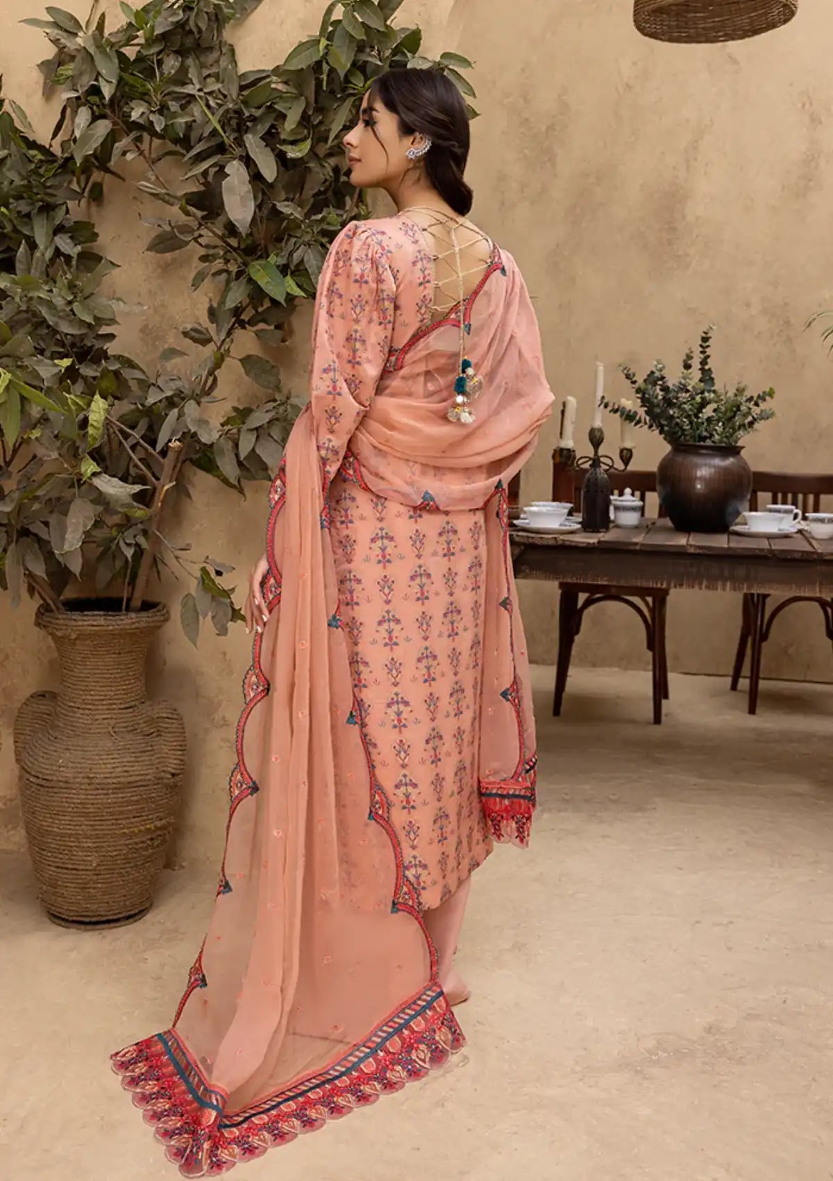 Humdum Ishq Emb Jacquard'24 D-04 - Mohsin Saeed Fabrics