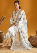 Maahi Print Emb Lawn by Alizeh'24 D-01 IVY - Mohsin Saeed Fabrics