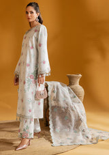 Maahi Print Emb Lawn by Alizeh'24 D-01 IVY - Mohsin Saeed Fabrics