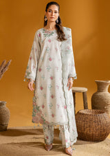 Maahi Print Emb Lawn by Alizeh'24 D-01 IVY - Mohsin Saeed Fabrics