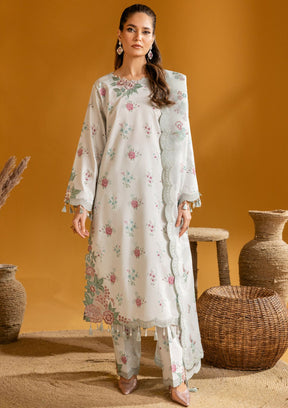 Maahi Print Emb Lawn by Alizeh'24 D-01 IVY - Mohsin Saeed Fabrics