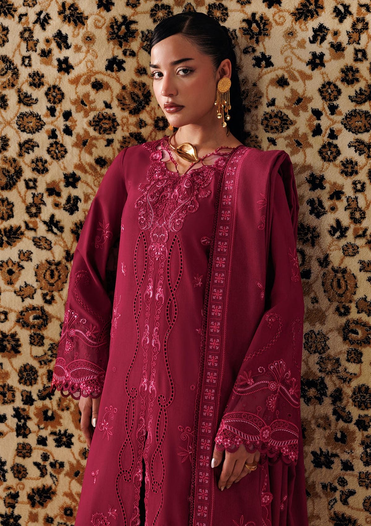 Qalamkar Qline Linen'26 QLW-02 ALEENA