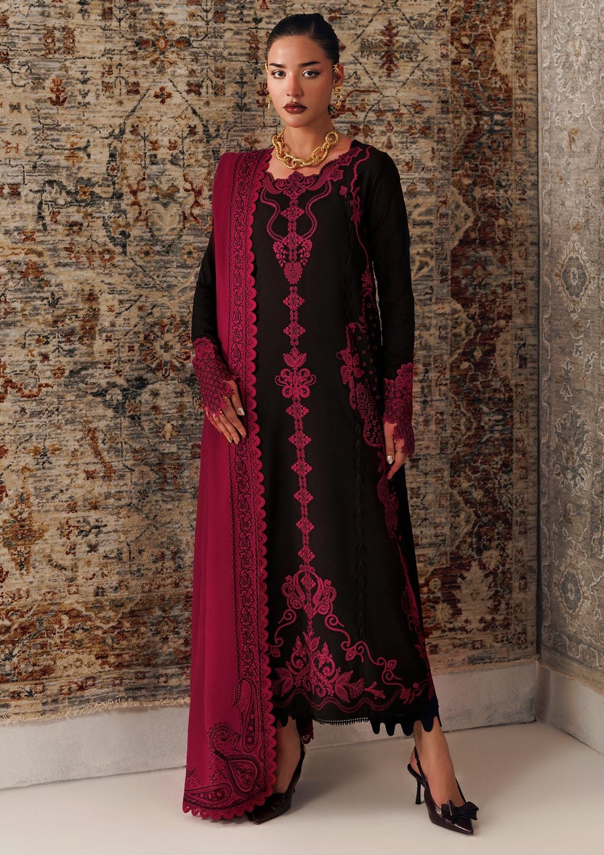 Qalamkar Qline Linen'26 QLW-12 Yani