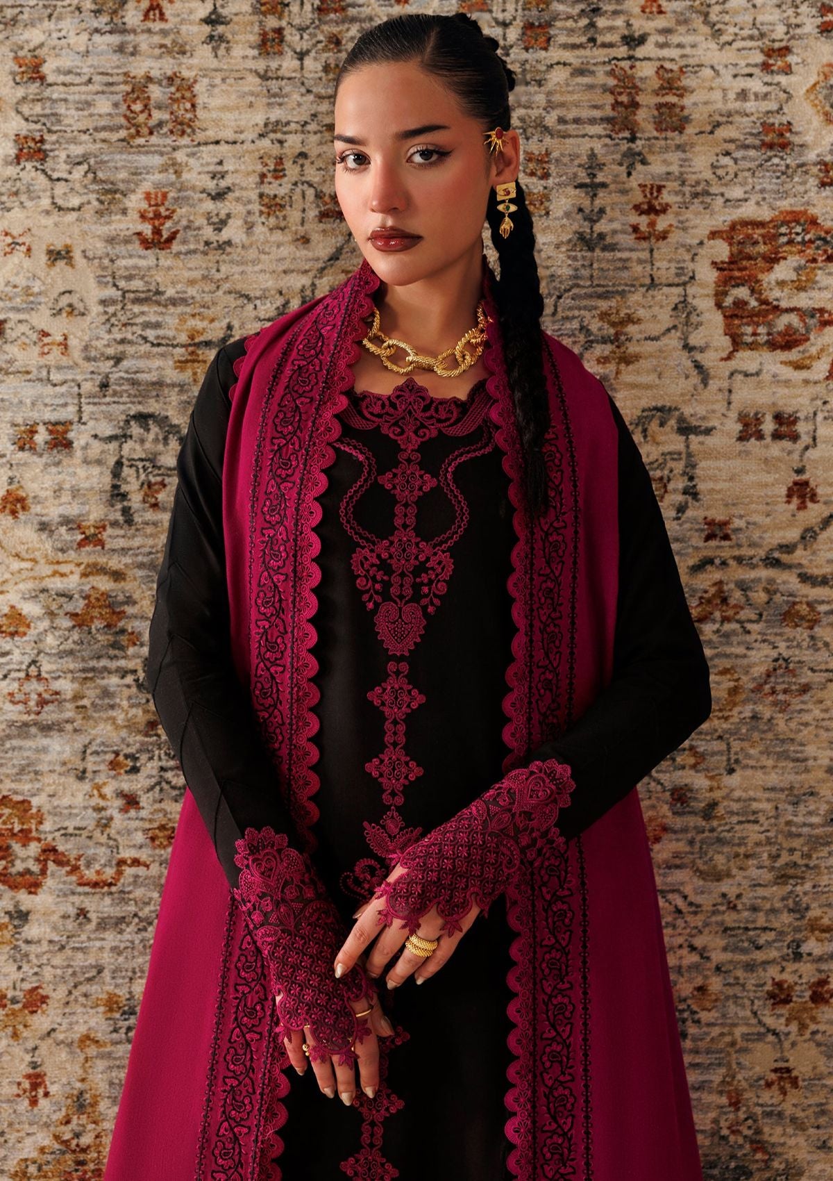 Qalamkar Qline Linen'26 QLW-12 Yani