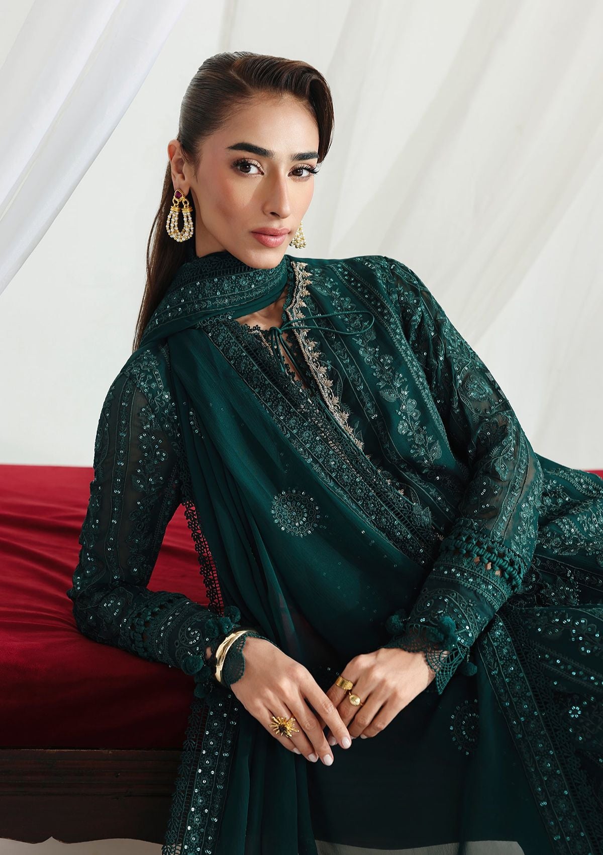 Qalamkar Chiffon'26 QCC-05 JANAAN