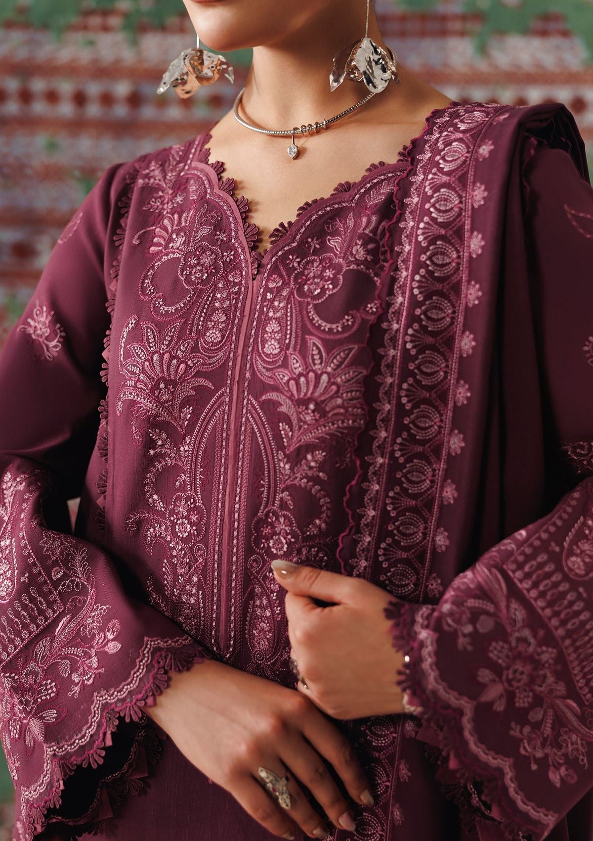 Qalamkar Qline Linen'26 QLW-14 FARWA