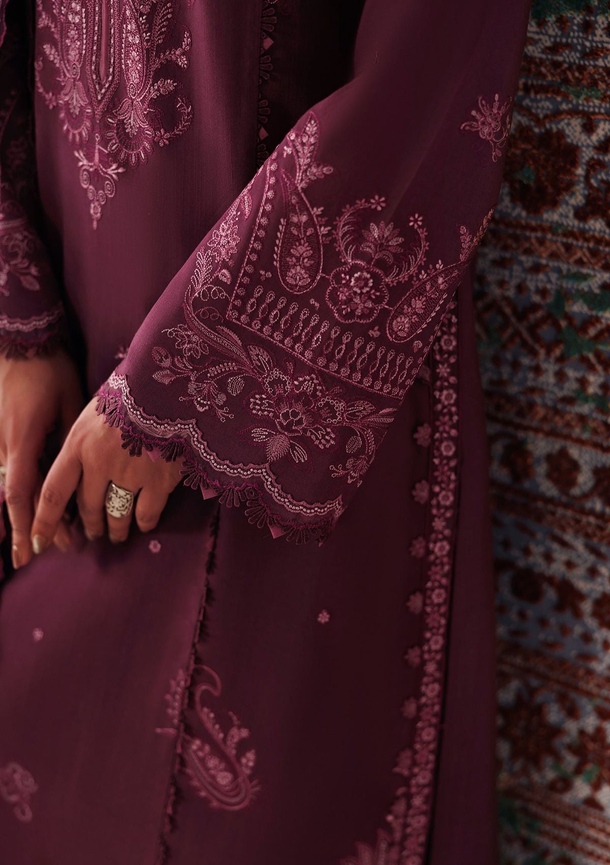 Qalamkar Qline Linen'26 QLW-14 FARWA