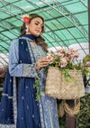 Eshaisha Emb Luxury Lawn'24 EA-513 - Mohsin Saeed Fabrics