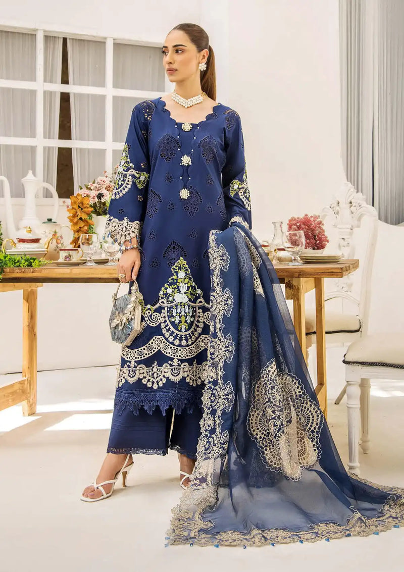 Eshaisha Eid Edit Lawn'24 EA-5513 - Mohsin Saeed Fabrics