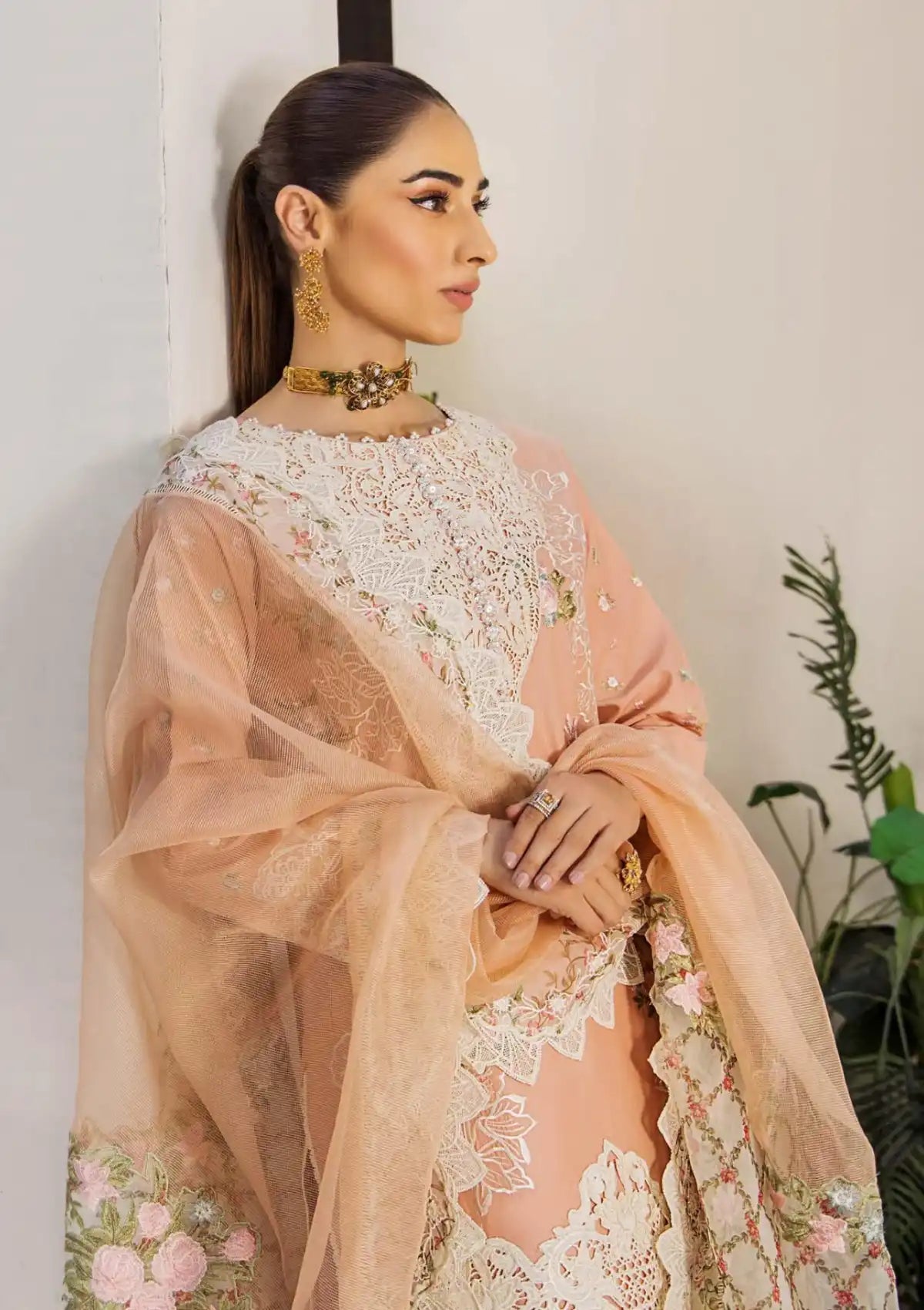 Eshaisha Eid Edit Lawn'24 EA-5517 - Mohsin Saeed Fabrics