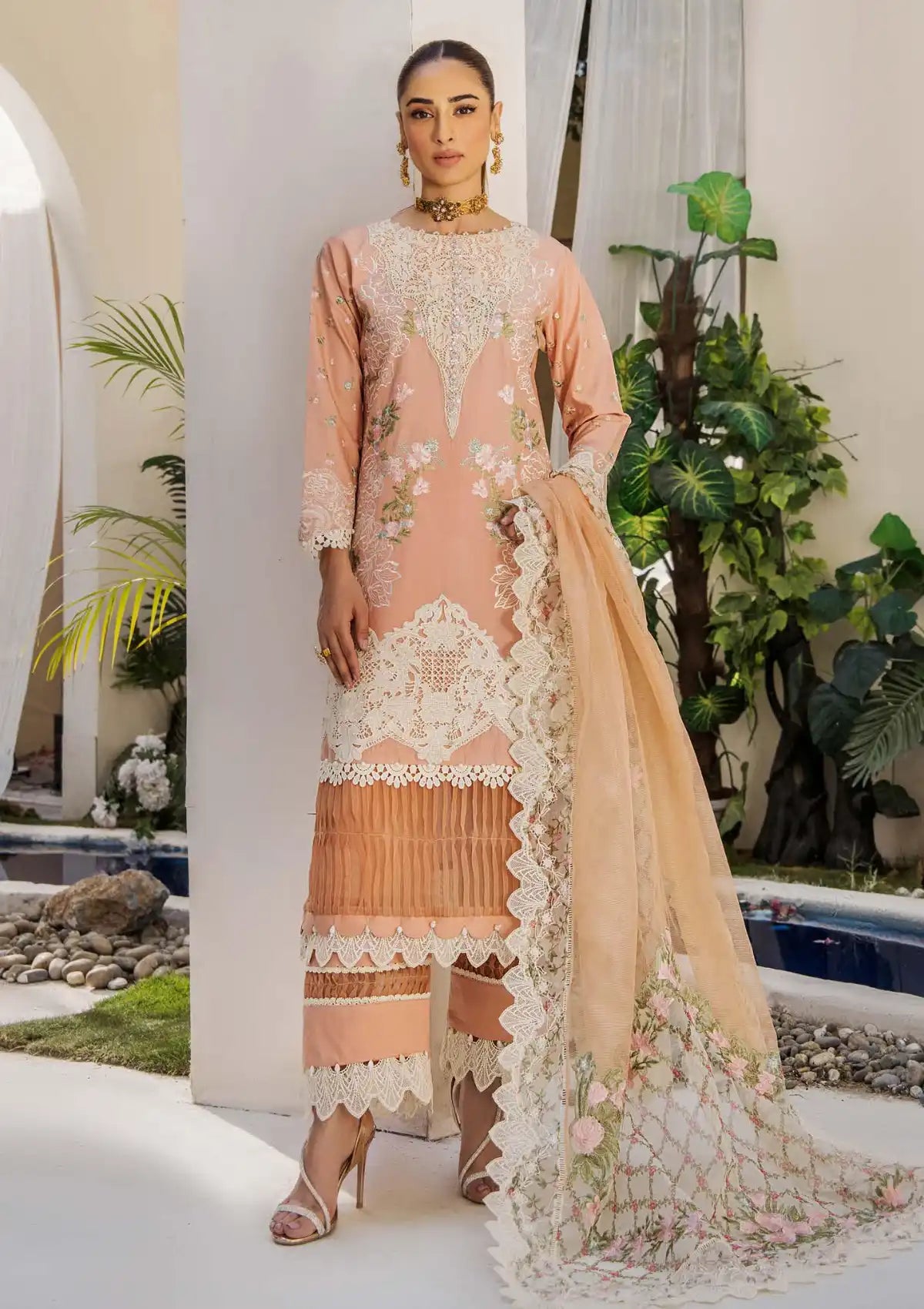 Eshaisha Eid Edit Lawn'24 EA-5517 - Mohsin Saeed Fabrics