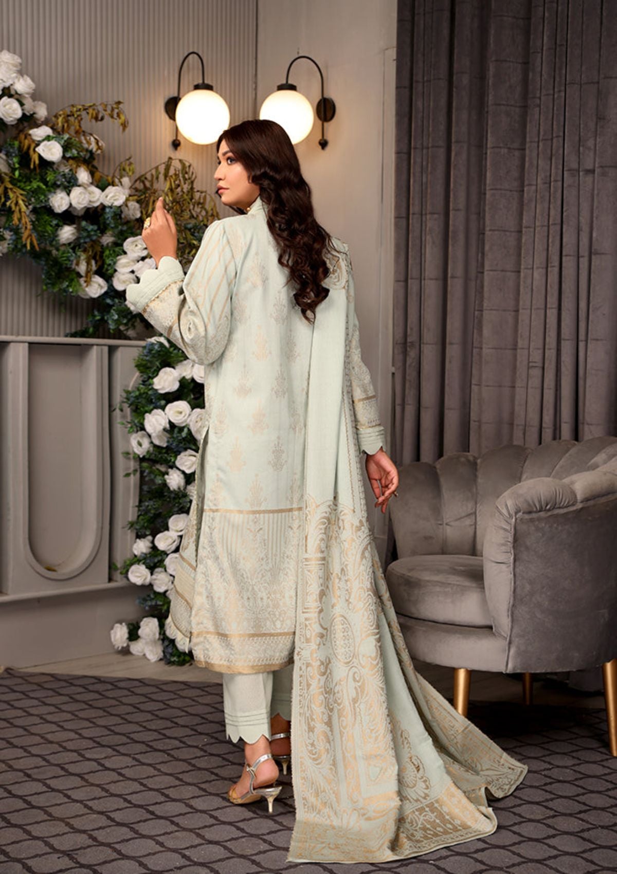 Humdum Jhalak Karandi'23 JL-05 - Mohsin Saeed Fabrics