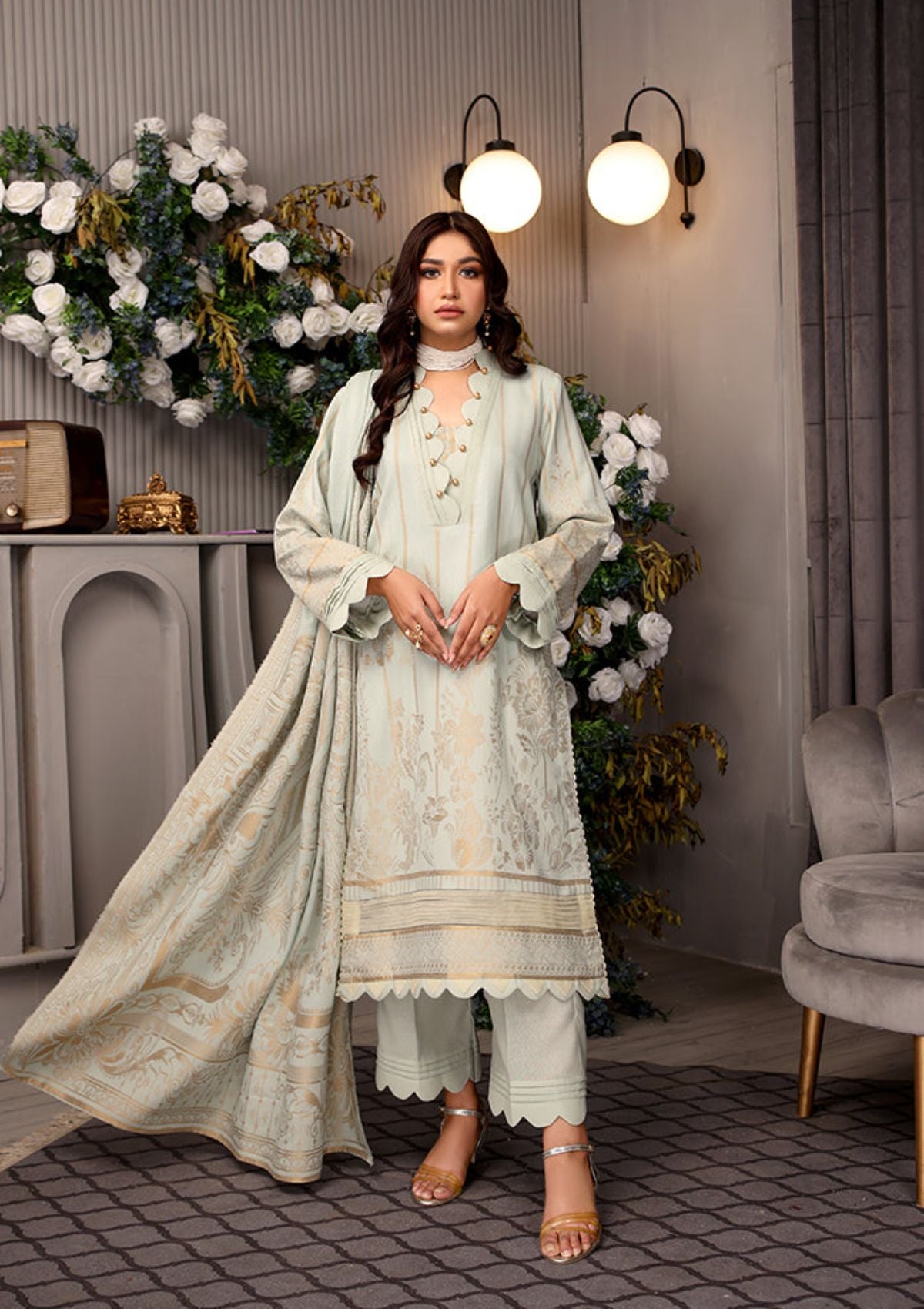 Humdum Jhalak Karandi'23 JL-05 - Mohsin Saeed Fabrics