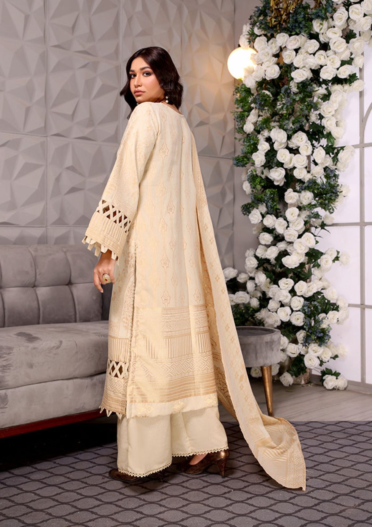 Humdum Jhalak Karandi'23 JL-06 - Mohsin Saeed Fabrics
