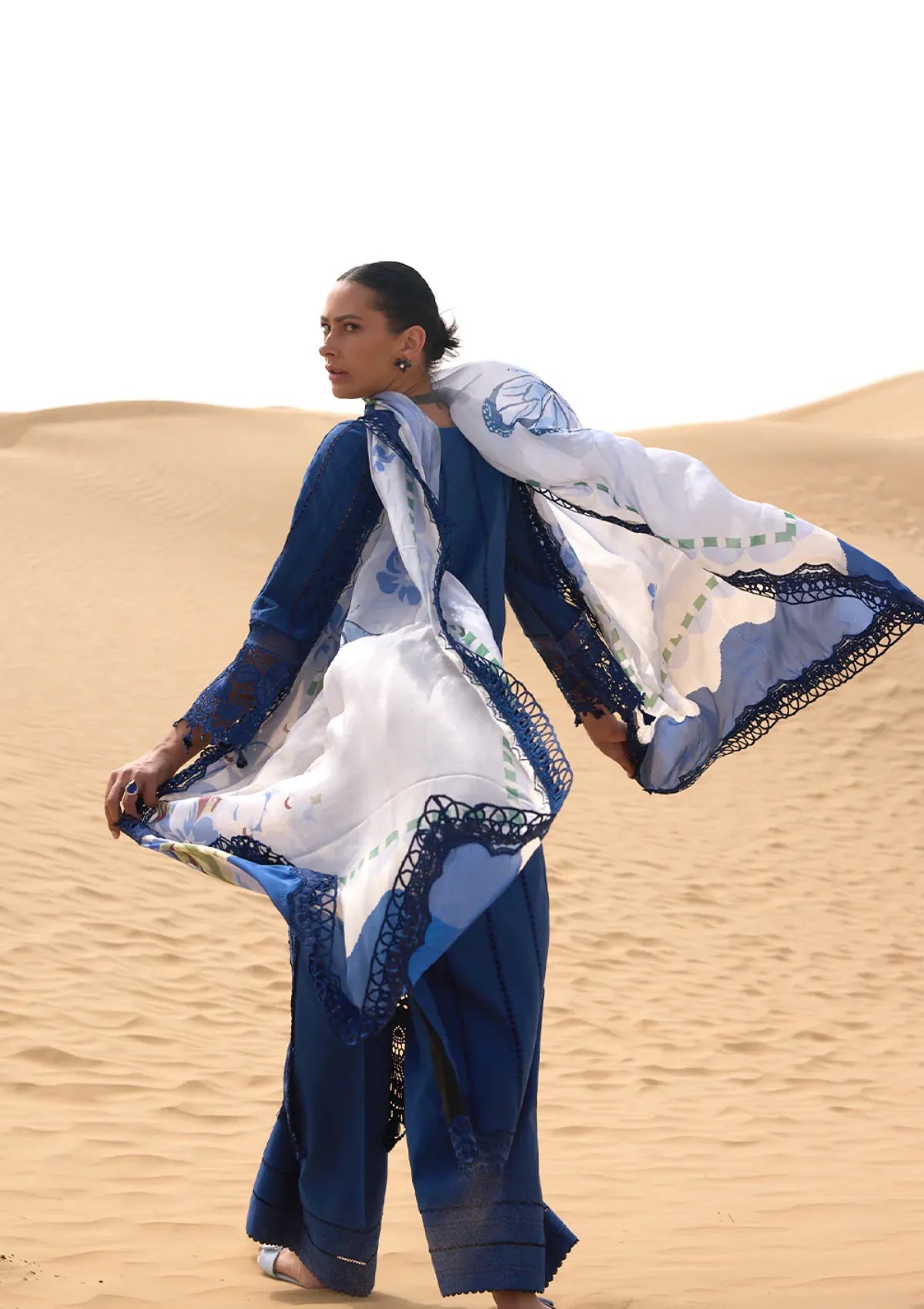 Saira Rizwan Luxury Lawn'26 SRL-01 NEA