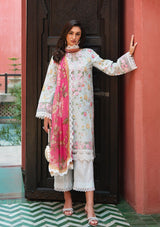 Saira Rizwan Lawn Vol-02'24 SR-07 Fanny - Mohsin Saeed Fabrics