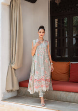 Saira Rizwan Lawn Vol-02'24 SR-11 Luna - Mohsin Saeed Fabrics