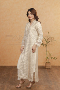 Panache by Mona Emb RTW-IVORY ELEGANCE