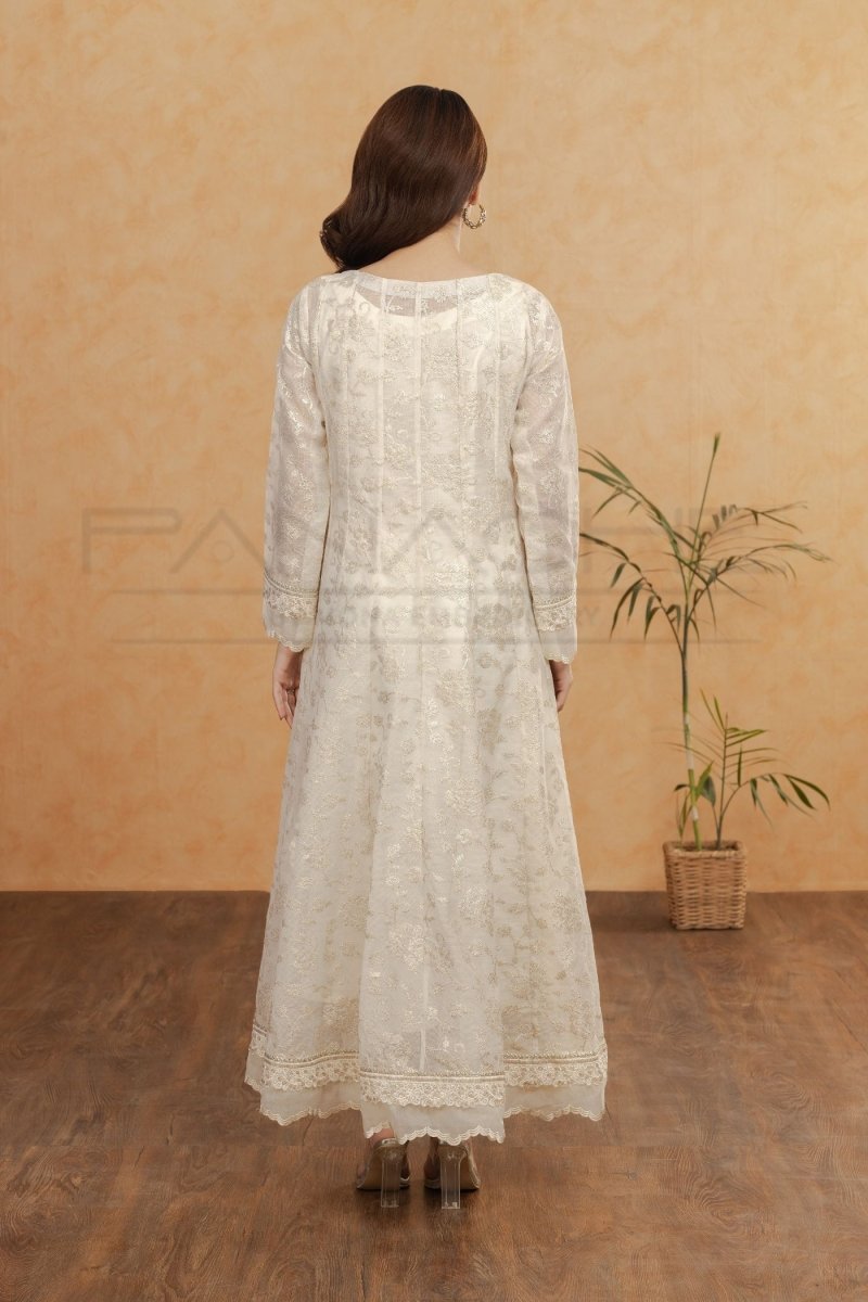 Panache by Mona Emb RTW-IVORY FOREST