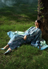 Elaf Wilderness Pashmina Shawl Edit'26 EWR-4B CINERARIA