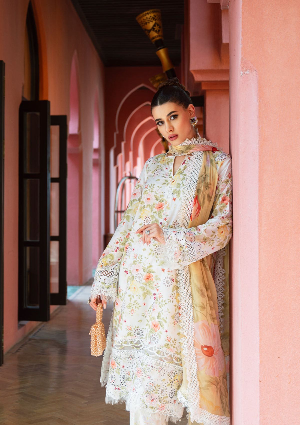 Saira Rizwan Lawn Vol-02'24 SR-06 Anaya - Mohsin Saeed Fabrics