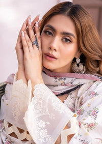 Bin Ilyas Lamhay Emb Lawn'24 D-106 - Mohsin Saeed Fabrics