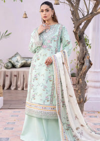 Bin Ilyas Lamhay Emb Lawn'24 D-112 - Mohsin Saeed Fabrics