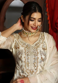 Ishq By Zeeniya Luxury Pret'23 (Dove) - Mohsin Saeed Fabrics