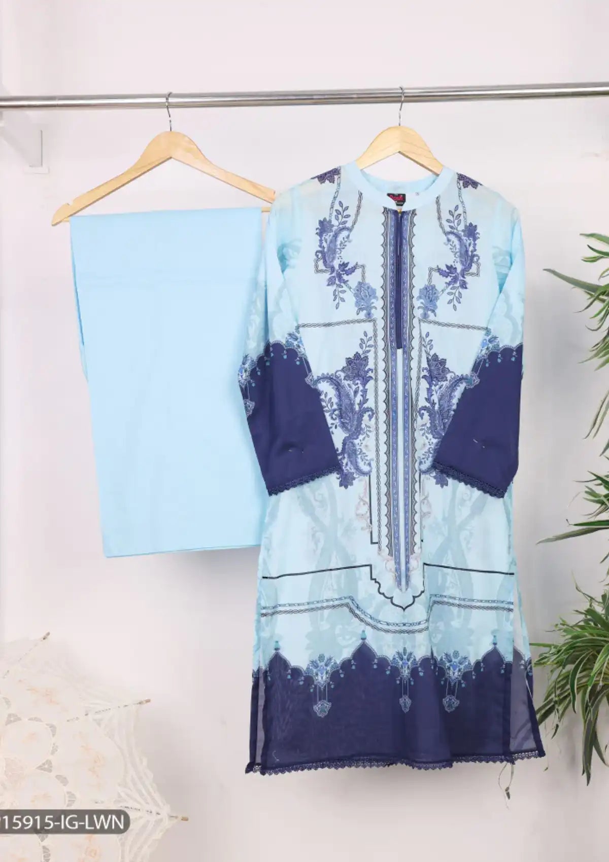 ShaPosh Casual Pret (K2P15915-IG-LWN) - Mohsin Saeed Fabrics