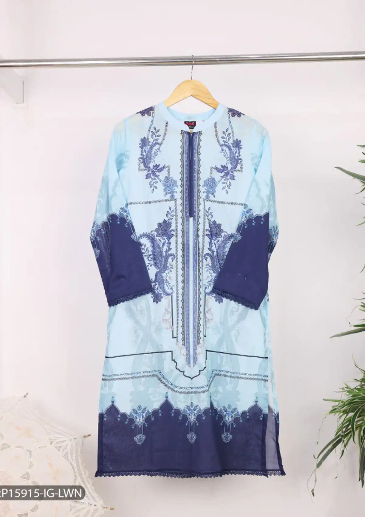 ShaPosh Casual Pret (K2P15915-IG-LWN) - Mohsin Saeed Fabrics
