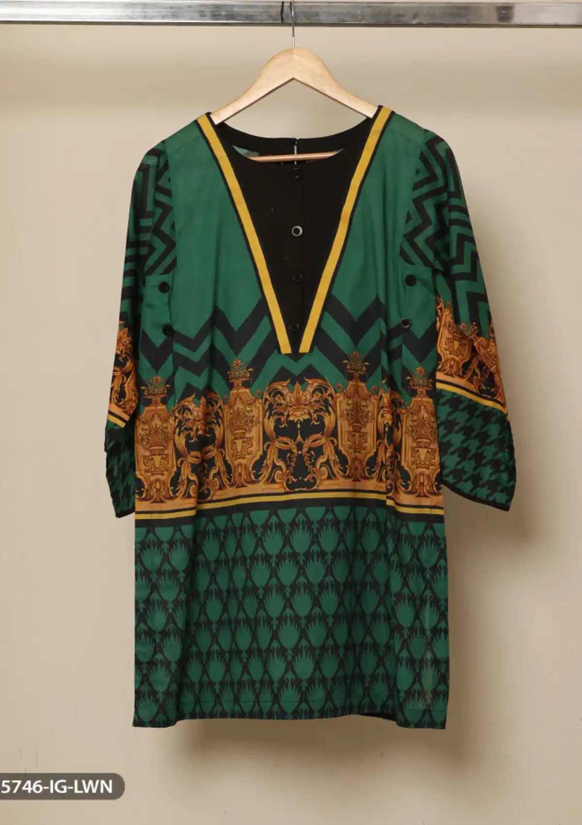 ShaPosh Casual Pret (K15746-IG-LWN) - Mohsin Saeed Fabrics