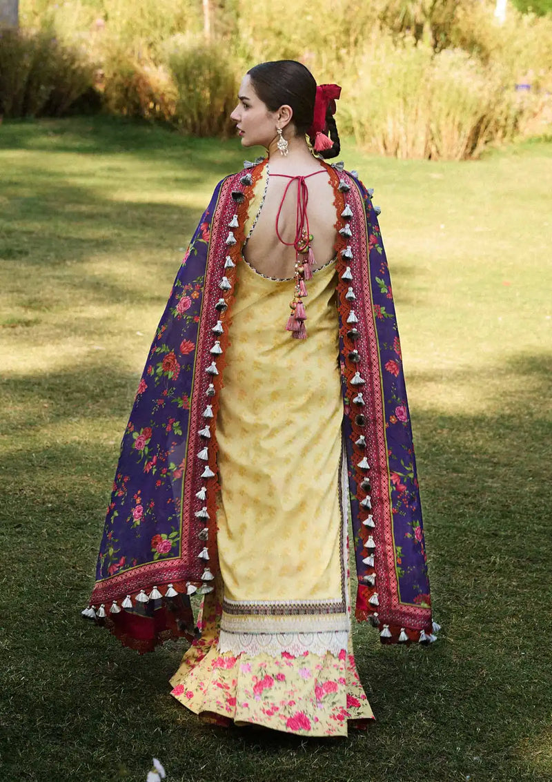 Hussain Rehar SS Lawn'24 D-02 OPAL - Mohsin Saeed Fabrics