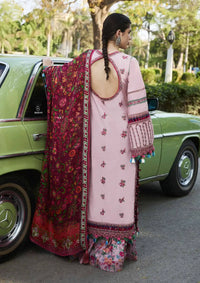 Hussain Rehar SS Lawn'24 D-01 SAKURA - Mohsin Saeed Fabrics
